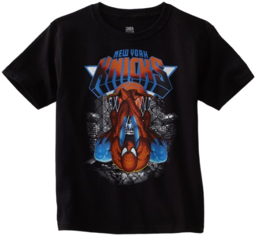 Marvel Boys 8-20 NBA Marvel Knicks Tee, Black, 8