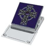 Purple Celtic Cross Clip Magnet