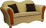 Fantasy Furniture Homey VIP Sofa, Khaki
