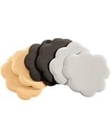 Foot Petals Black/Buttercup/Silver Combo Tip Toes, Triple Pack