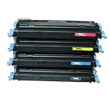 Plexon™ - 4 Pack - Toner Cartridges - Complete Set Of 4 Color Laser Jet Compatible to Q6000A, Q6001A, Q6002A, Q6003A Toner Cartridges For Use With HP Color LaserJet 1600, 2600, 2600n, 2605dn, 2605dtn Printers From Hewlett Packard - 2,600 Page Yield