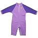 Camellia Sun Protective Baby Suit by NoZone in Lavender/Purple, 0-6 months