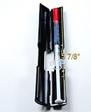 2 Mini Pocket Syringe Case ,Syringe Holder Color Black- Made in the USA