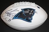 Steve Smith Autographed Carolina Panthers Football ~ Steve Smith Authenticity