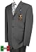~~ 2009 Men Suits Deal ~~ MADE IN ITALY Pure WOOL & CASHMERE WRINKLE RESISTANCE SUPER 150's Hand Tailored VALENTI Suits Charcoal Grey ~~ PERFECT FIT ~~ PERFECT CUT