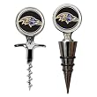 Baltimore Ravens NFL Cork Screw and Wine Bottle Topper Set by Great American Products