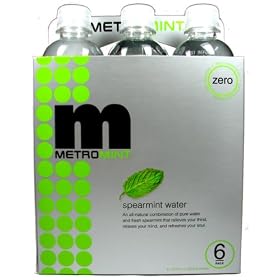 Metromint Metro Mint Spearmint Water 6 Pack (16.9 Oz.) Bottles