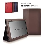 CaseCrown Bold Standby Case (Brown) for Acer ICONIA TAB A Series Tablet