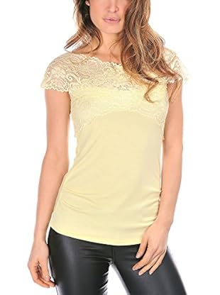 Maison Dudu Camiseta Manga Corta Alaska (Amarillo)