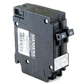 Siemens Q3030 Circuit Breaker, Two-1-Poles 30-Amp by Connecticut Electric