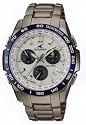 Men's Titanium Solar Atomic Chronograph Watch