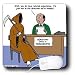 All Products : Rich Diesslins Funny Religious Light Cartoons - Death Applies for a Seminary Job - Mouse Pads