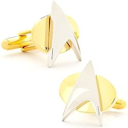 Star Trek Two Tone Delta Shield Cufflinks