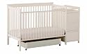 Stork Craft Madison with Trundle Stages, White