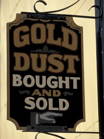 Gold Rush Era Sign in Dawson City, Yukon, Canada Photographic Poster Print by Paul Souders, 24x32
