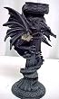 Evil Armored Dragon Tea Light Candle Holder Wicked