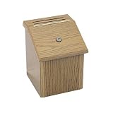 Wooden Suggestion Box in Medium Oak