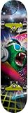 Speed Demons Odyssey Ape Full Complete Skateboard (Green/Multi, 7.5-Inch)