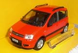 Fiat Panda in Red Scale 1:43
