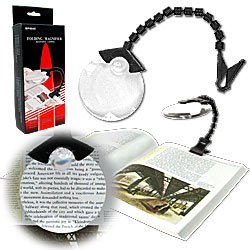 Hands Free Flex Neck Magnifier w/ Clip. Product Category: Hardware > Miscellaneous