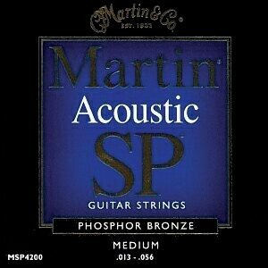Martin Msp4200 Med Ac Guitar Strings 13-56