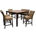 Alexandra 7-pc. Pub Set - Peat