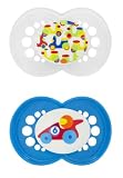 Mam Original Silicone Pacifier, 6 Months, 2 Pack, Colors May Vary