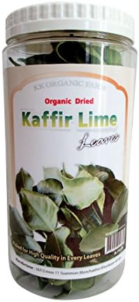 Organic Dried Thai Kaffir Lime Leaves 0.75 Ounce (Direct from Organic Farm)