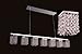 Classic Lighting 16107-CH 5" Crystal Linear Chandelier from The Bedazzle Collect, Swarovski Strass Emerald