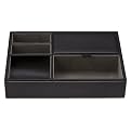 Red Box Black Valet Tray
