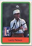 Larry Nelson Autographed/Signed PGA Tour Card