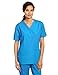WonderWink Womens Origins Bravo V-Neck Top Medical Scrubs Shirt, Malibu Blue, Small US