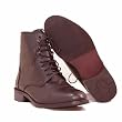 Exselle Synthetic Leather Ladies Lace Up Brown Paddock Boot