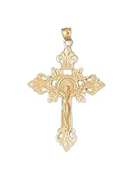 CleverEves 14k Gold Pendant Cross 11.1 - Gram(s)