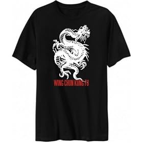 T SHIRT BLACK S WING CHUN KUNG FU
