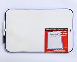 Dooley Vinyl Framed Dry Erase Board, 11 x 17 Inch, 1 Board (1117MBV)