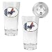 Los Angeles Dodgers MLB 2pc Pint Ale Glass Set with Baseball Bottom - Oval Logo by Great American Products