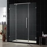DreamLine VITREO Shower Door 58-SHDR-21587610-01. 58 1/8''W x 76''H, Clear Glass, Chrome