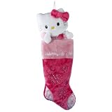 Hello Kitty Novelty Plush Christmas Holiday Stocking with Bling
