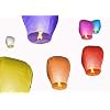 10  High Flyer Sky Lanterns TM In Mixed Colours