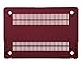 MOSISO Compatible with MacBook Pro 13 inch Case (Model: A1278, with CD-ROM) Old Version Release Early 2012/2011/2010/2009/2008, Protective Plastic Hard Shell Case Cover, Wine Red
