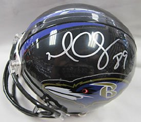 Mark Clayton Autographed / Signed Baltimore Ravens Mini Helmet