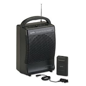 ACCO BRANDS Portable wireless public address system w speaker amp, transmitter, mic... by Apollo