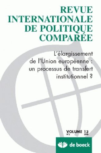 Revue Int. Politique Comparée 06/2-Vol13 l'Elargissement de l'Union Europeenne...