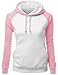 Xpril Women's Raglan Style Trendy Basic Hoodie T-Shirt
