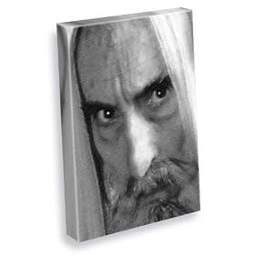 CHRISTOPHER LEE - Canvas Print (A5 - Signed by the Artist) #js001
