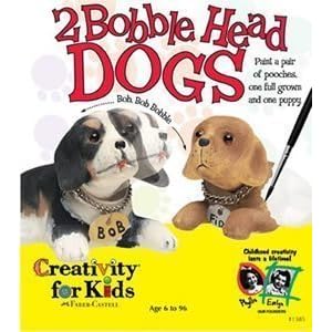 Creativity For Kids 2 Bobble Head Dogs To Paint Craft Kit by Creativity for Kids