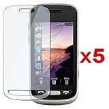 5x LCD SCREEN PROTECTOR COVER for SAMSUNG A887 SOLSTICE