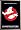 Ghostbusters Movie (Logo) 24x36 Dry Mount Poster Gold Wood Framed