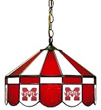 Mississippi State Bulldogs Stained Glass Bar Light